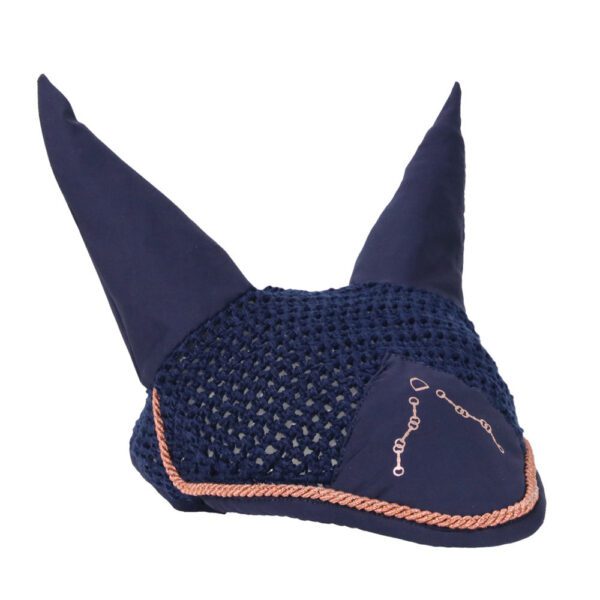 31844 Hy Equestrian Exquisite Stirrup and Bit Collection Fly Veil 01 - Hertfordshire Tak Shak