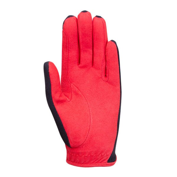33856 Little Knight Tractor Collection Gloves Charcoal Grey Red 02 - Hertfordshire Tak Shak