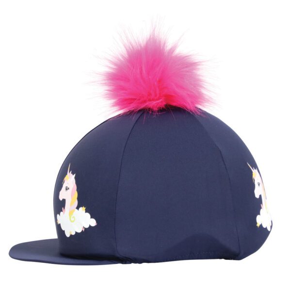 34154 Little Rider Little Unicorn Hat Cover Navy New 01 - Hertfordshire Tak Shak