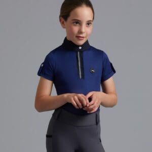 Mini Amia Girl's Technical Short Sleeve Riding Top
