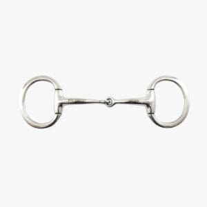 Jointed Flat Ring Eggbutt Snaffle