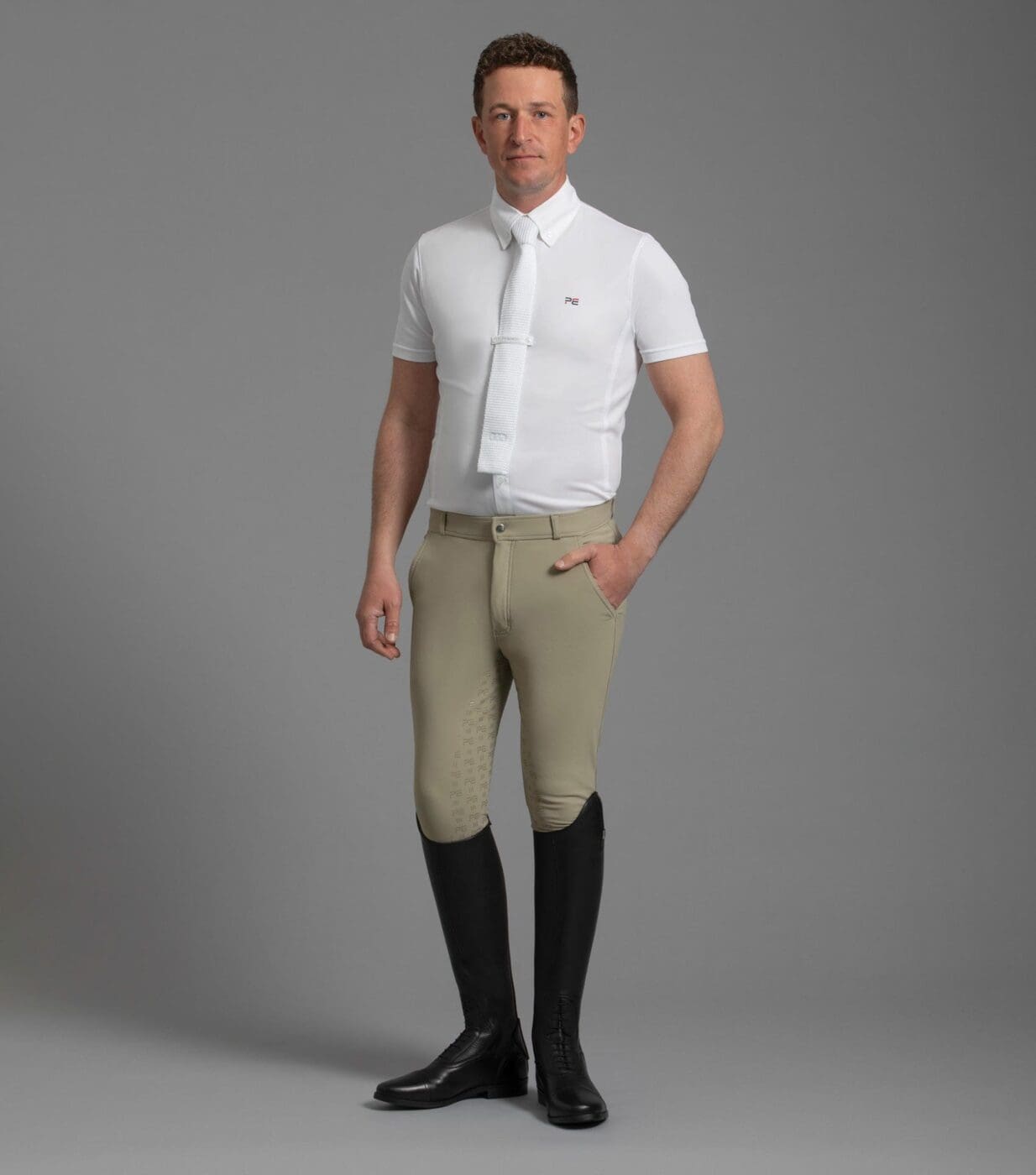 Levanzo Men's Full Seat Gel Competition Breeches