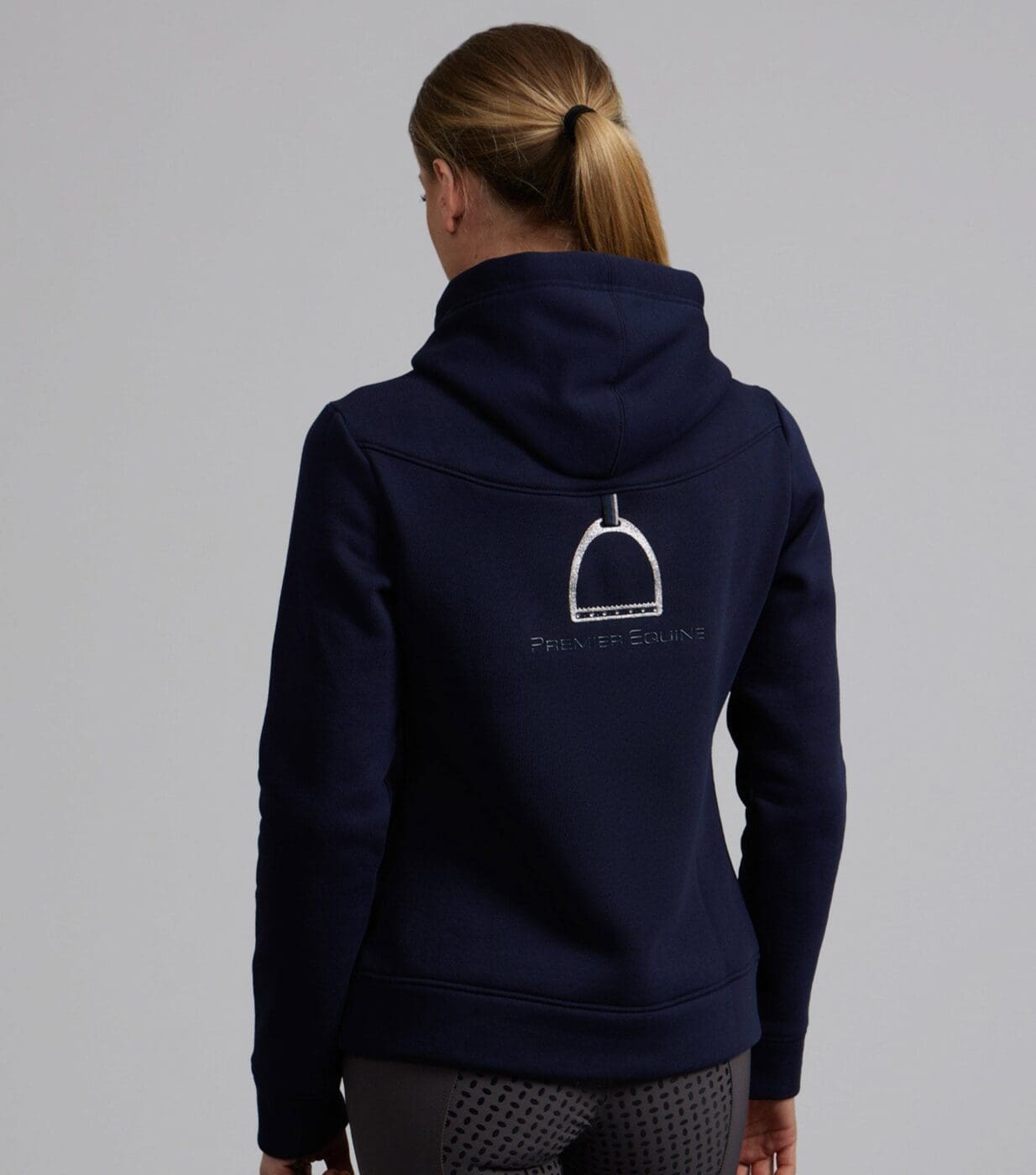 Lucia Ladies Hoodie Navy - Image 6
