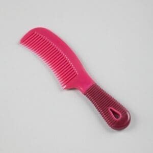 Plastic Mane Comb with Handle - Large