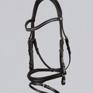 Rivere Snaffle Bridle Brown
