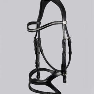San Paolo Anatomical Bridle Black