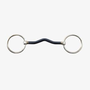Blue Sweet Iron Loose Ring Mullen Mouth Snaffle