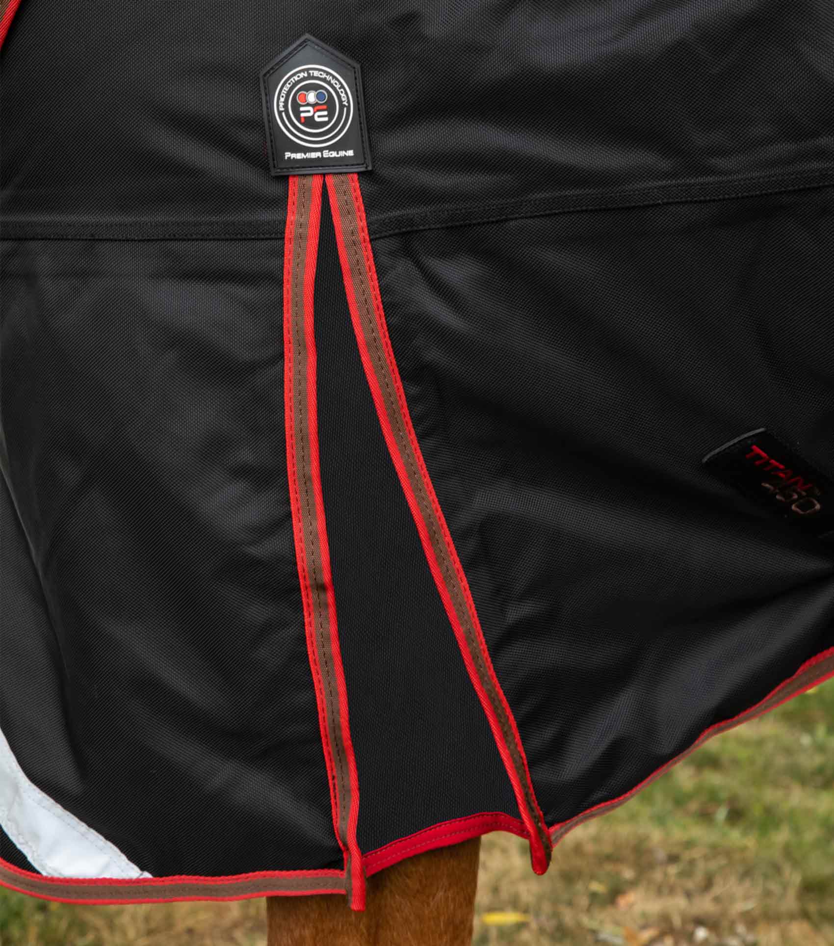 Titan 450g Turnout Rug with Snug-Fit Neck Cover - Image 4