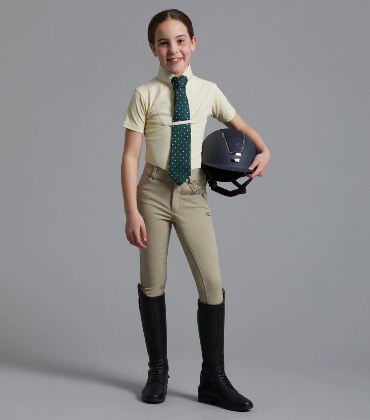 Brava Girls Full Seat Gel Competiton Riding Breeches - Image 2