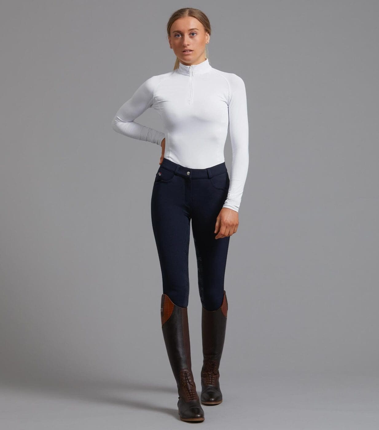 Cassa Ladies Full Seat Gel Riding Breeches - Image 6