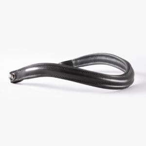 Liscio Plain Shaped Leather Browband