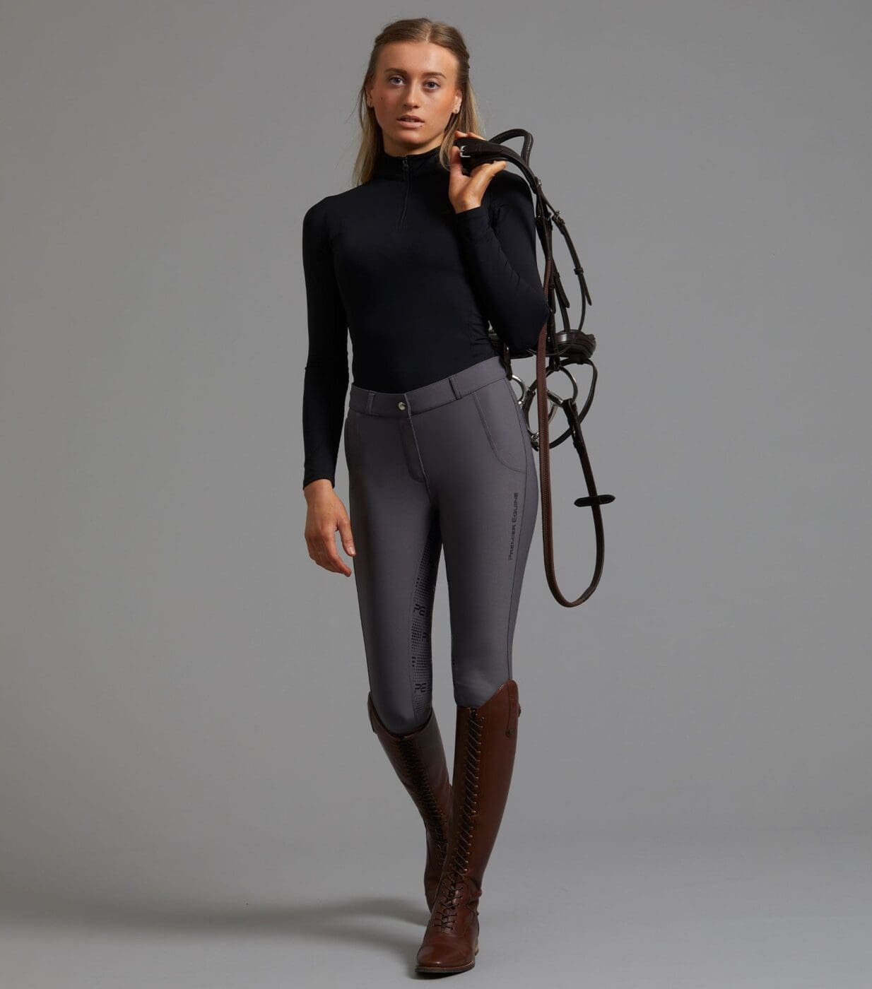 Pandora Ladies Full Seat Gel Riding Breeches - Image 5