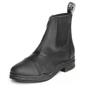 Hy Equestrian Wax Leather Zip Boot