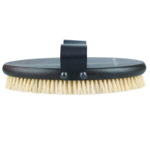 Hy Equestrian Deluxe Body Brush with Pig Bristles