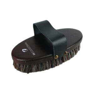Hy Equestrian Deluxe Body Brush with Horse Hair Mixed with Pig Bristles