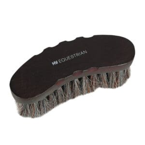Hy Equestrian Deluxe Half Round Brush With Horse Hair