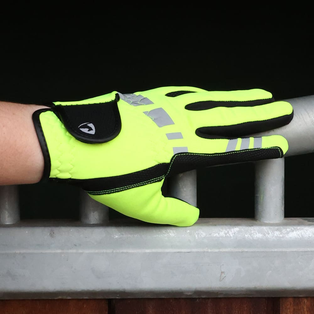 Hy Equestrian Extreme Reflective Softshell Gloves - Image 3