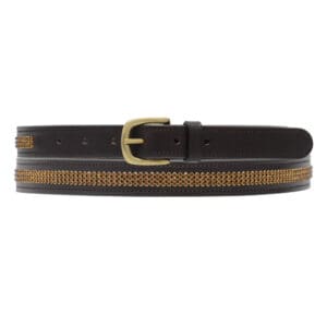 Hy Equestrian Crystal Diamante Leather Belt