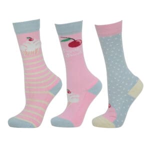 Hy Equestrian Cupcake Socks (Pack of 3)