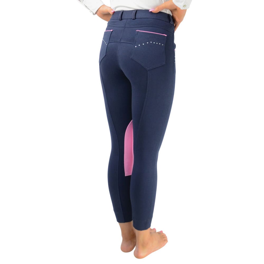 Hy Equestrian Darcy Diamante Mizs Jodhpurs - Image 2