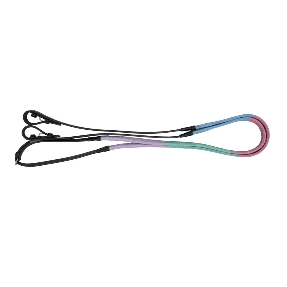 Hy Equestrian Rubber Covered Training Reins - Image 2