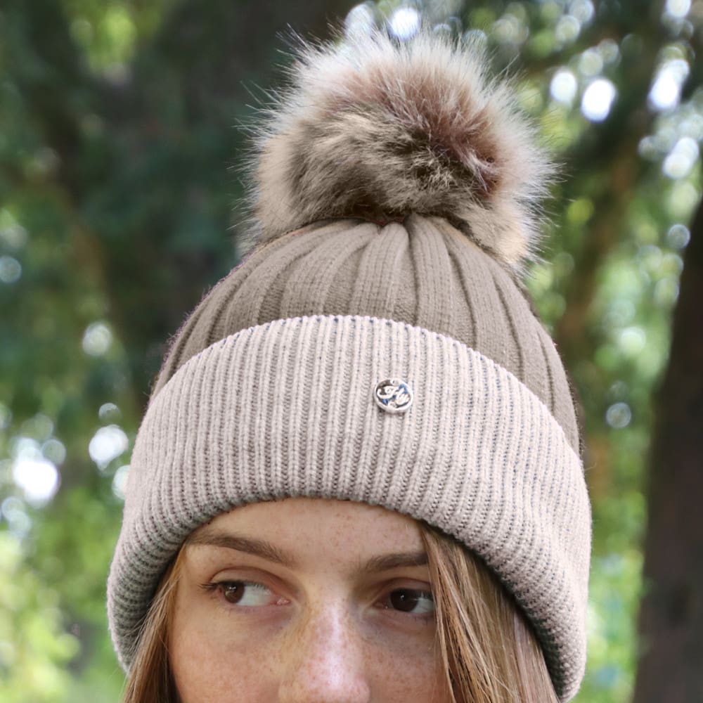 Hy Equestrian Luxembourg Luxury Bobble Hat - Image 2