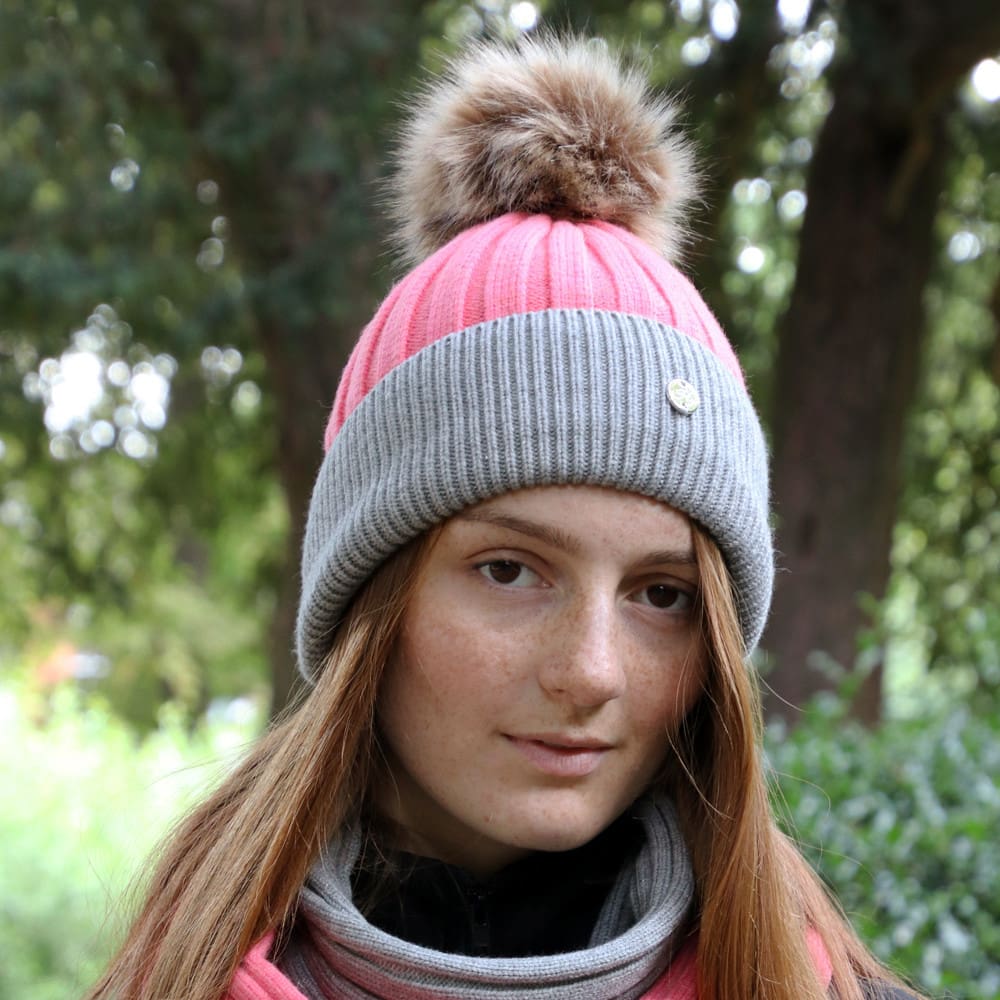 Hy Equestrian Luxembourg Luxury Bobble Hat - Image 4