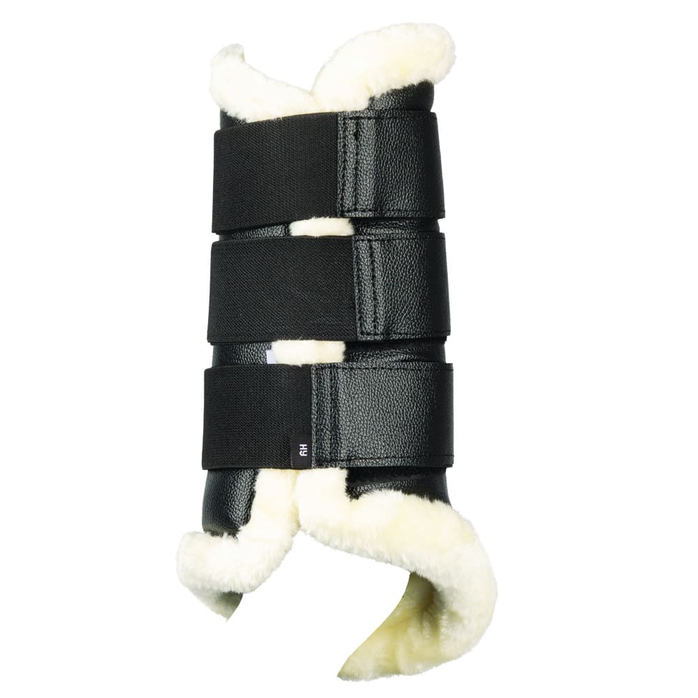 Hy Equestrian Combi Leather Brushing Boots - Image 5