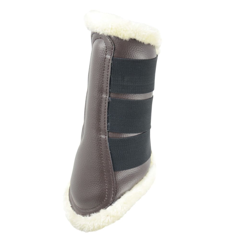 Hy Equestrian Combi Leather Brushing Boots - Image 2