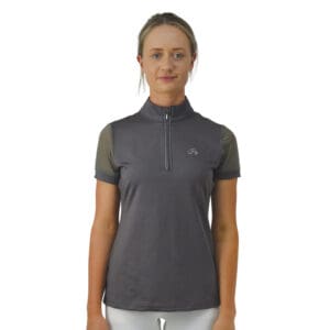 Hy Equestrian Maddie Mesh Sleeved Show Shirt
