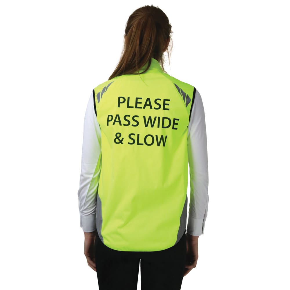 Childrens Reflector Gilet by Hy Equestrian - Pass Wide and Slow - Image 15