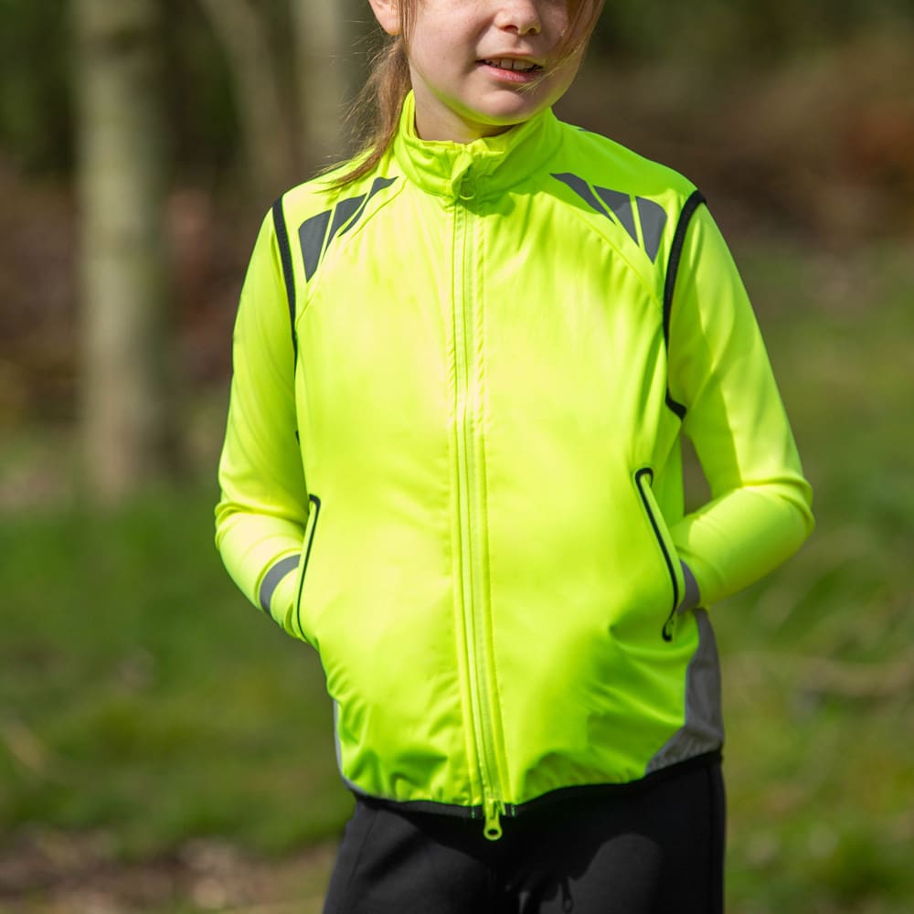 Childrens Reflector Gilet by Hy Equestrian - Pass Wide and Slow - Image 16