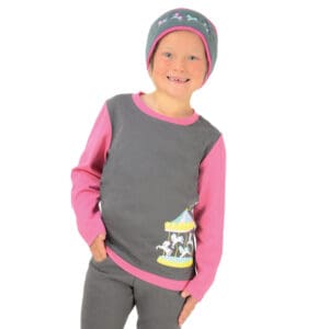 Merry Go Round Long Sleeve T-Shirt by Little Rider