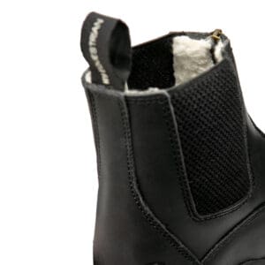 Hy Equestrian Fleece Lined Wax Leather Zip Jodhpur Boot