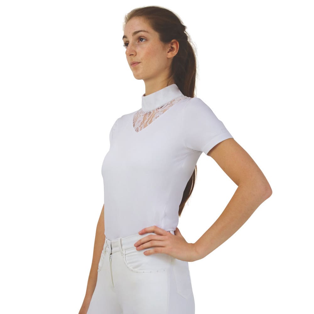 Hy Equestrian Lucie Lace Show Shirt - Image 4