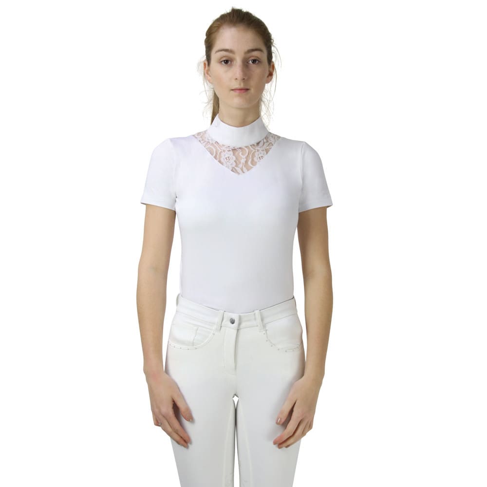 Hy Equestrian Lucie Lace Show Shirt - Image 2