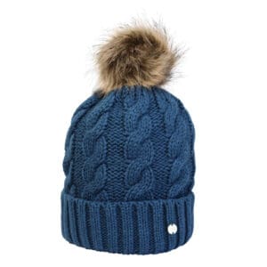 Hy Equestrian Melrose Cable Knit Bobble Hat
