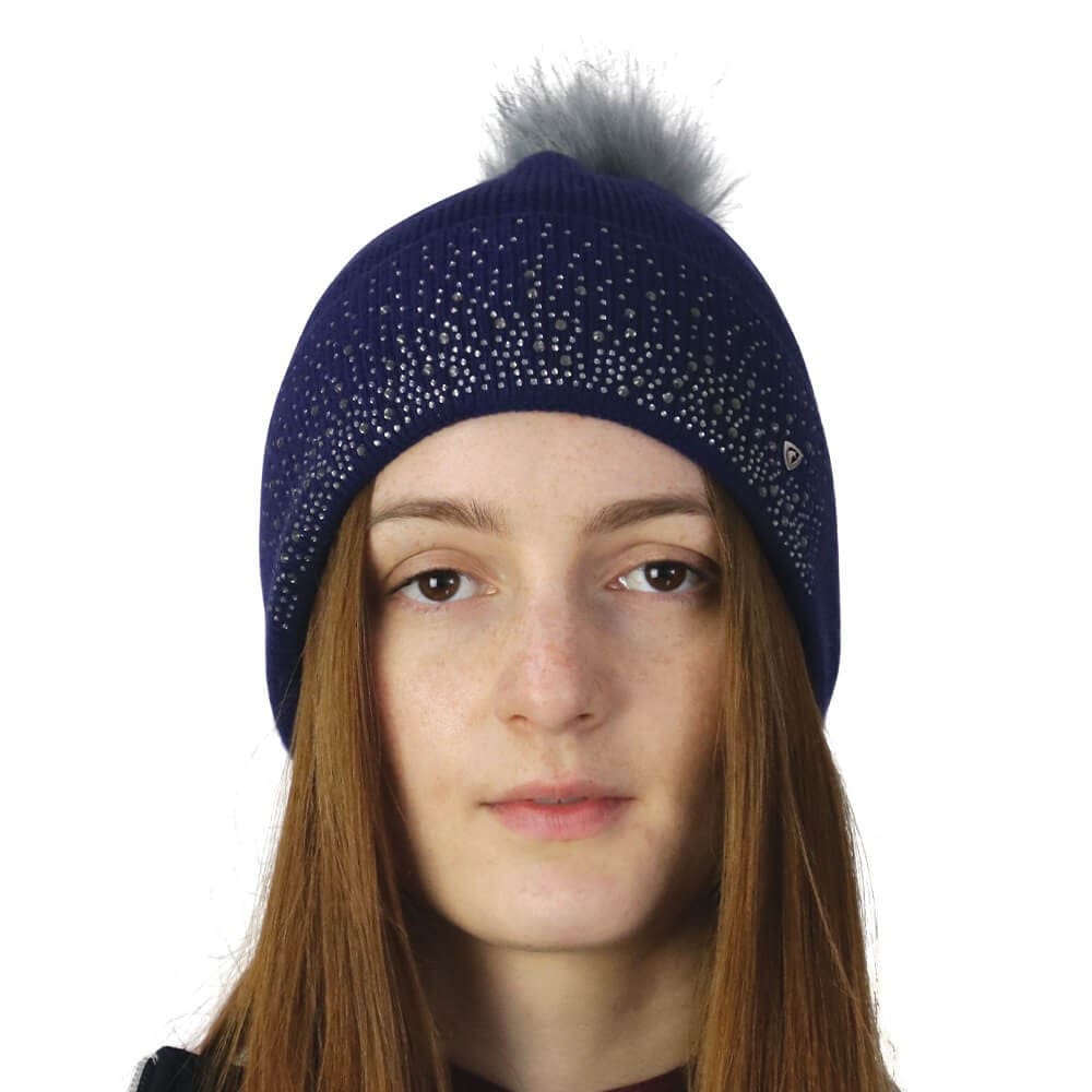 Hy Equestrian Synergy Diamante Bobble Hat - Image 12