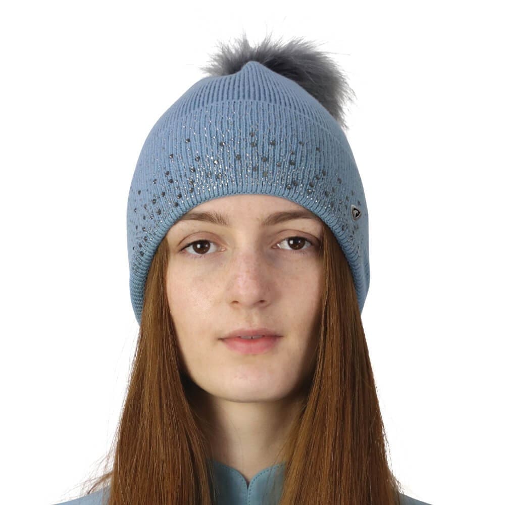 Hy Equestrian Synergy Diamante Bobble Hat - Image 9