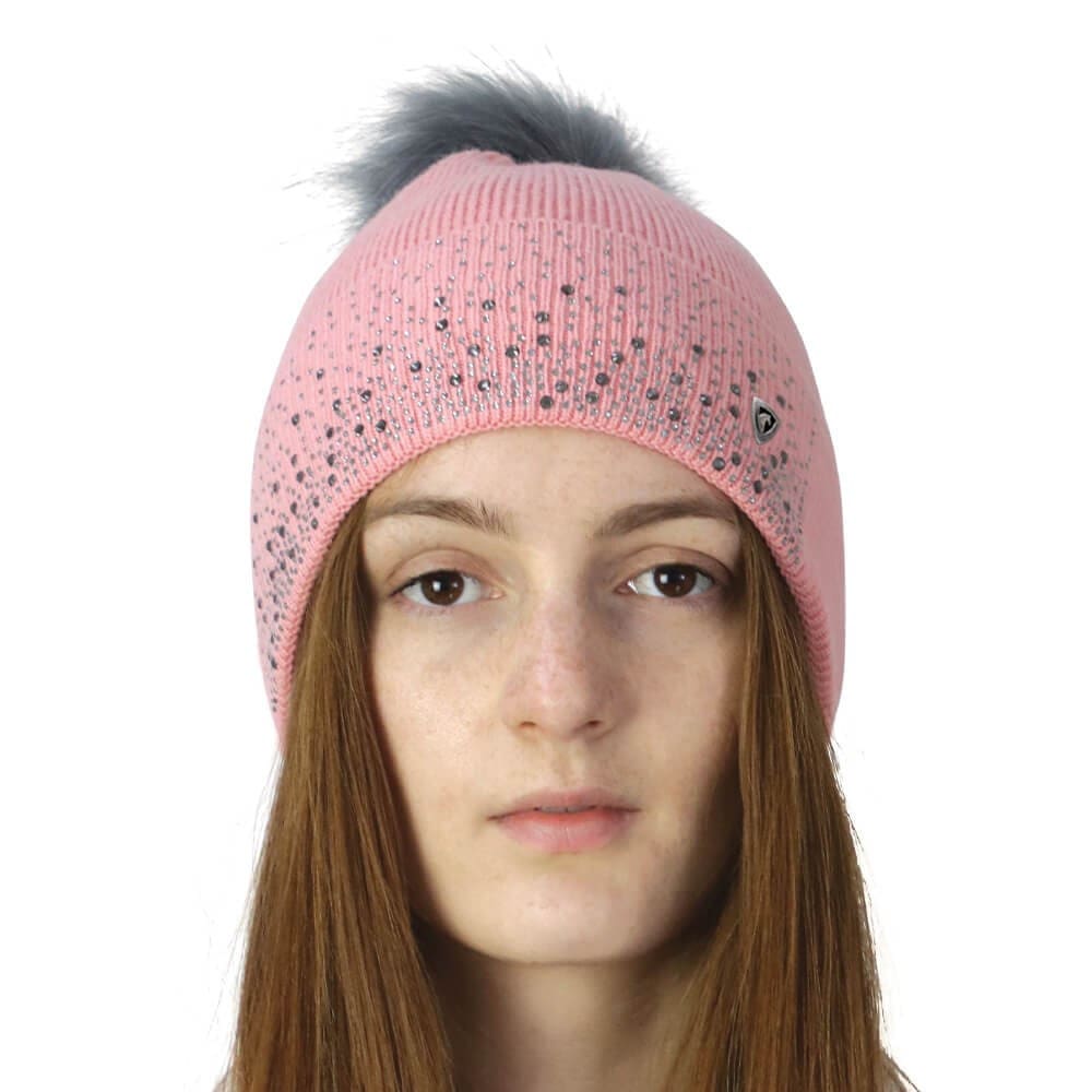 Hy Equestrian Synergy Diamante Bobble Hat - Image 6