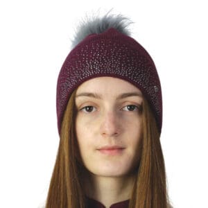 Hy Equestrian Synergy Diamante Bobble Hat