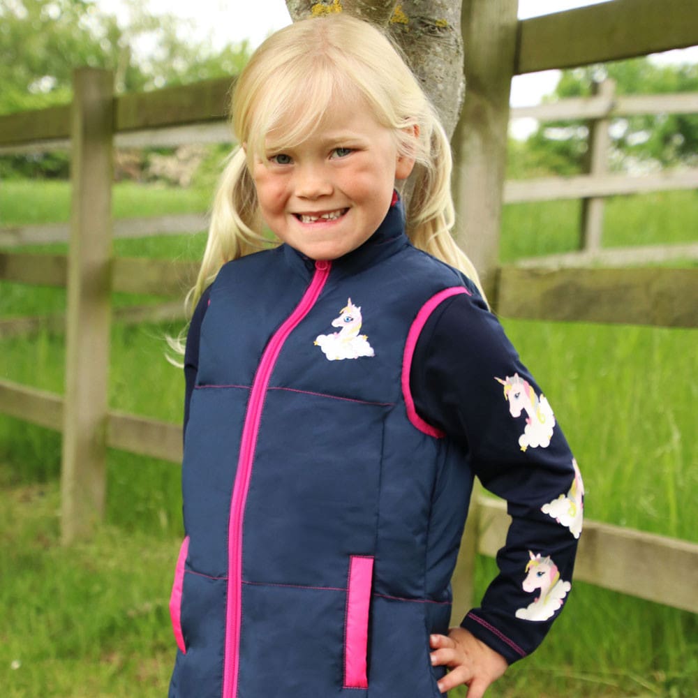 Little Unicorn Padded Gilet by Little Rider - Image 2