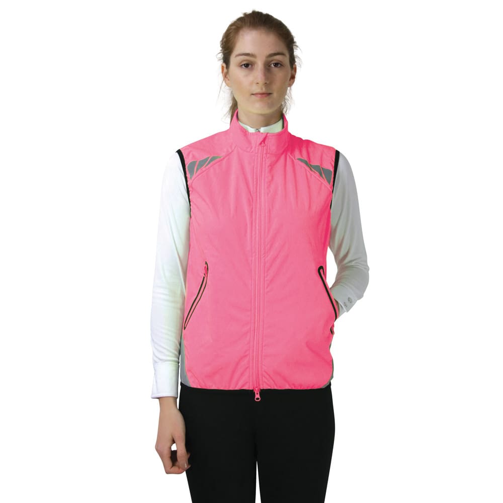 Childrens Reflector Gilet by Hy Equestrian - Pass Wide and Slow - Image 4