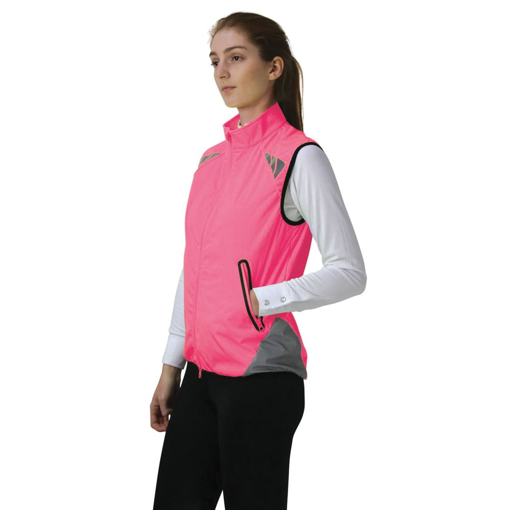 Childrens Reflector Gilet by Hy Equestrian - Pass Wide and Slow - Image 5