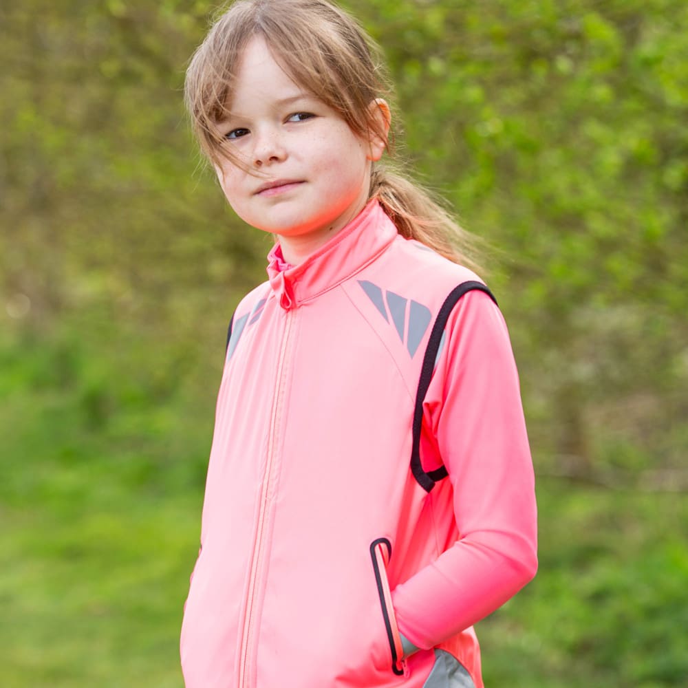 Childrens Reflector Gilet by Hy Equestrian - Pass Wide and Slow - Image 8