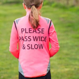 Childrens Reflector Gilet by Hy Equestrian - Pass Wide and Slow