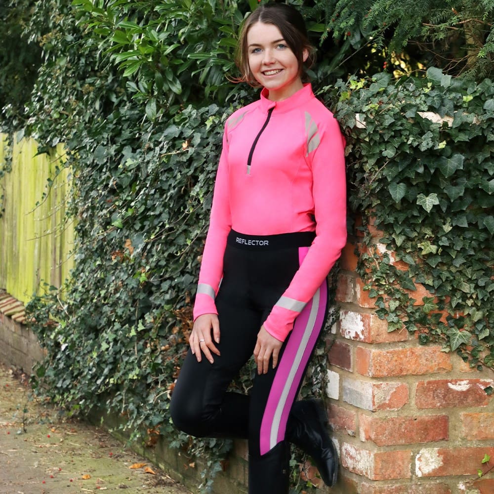 Reflector Riding Tights by Hy Equestrian - Image 2