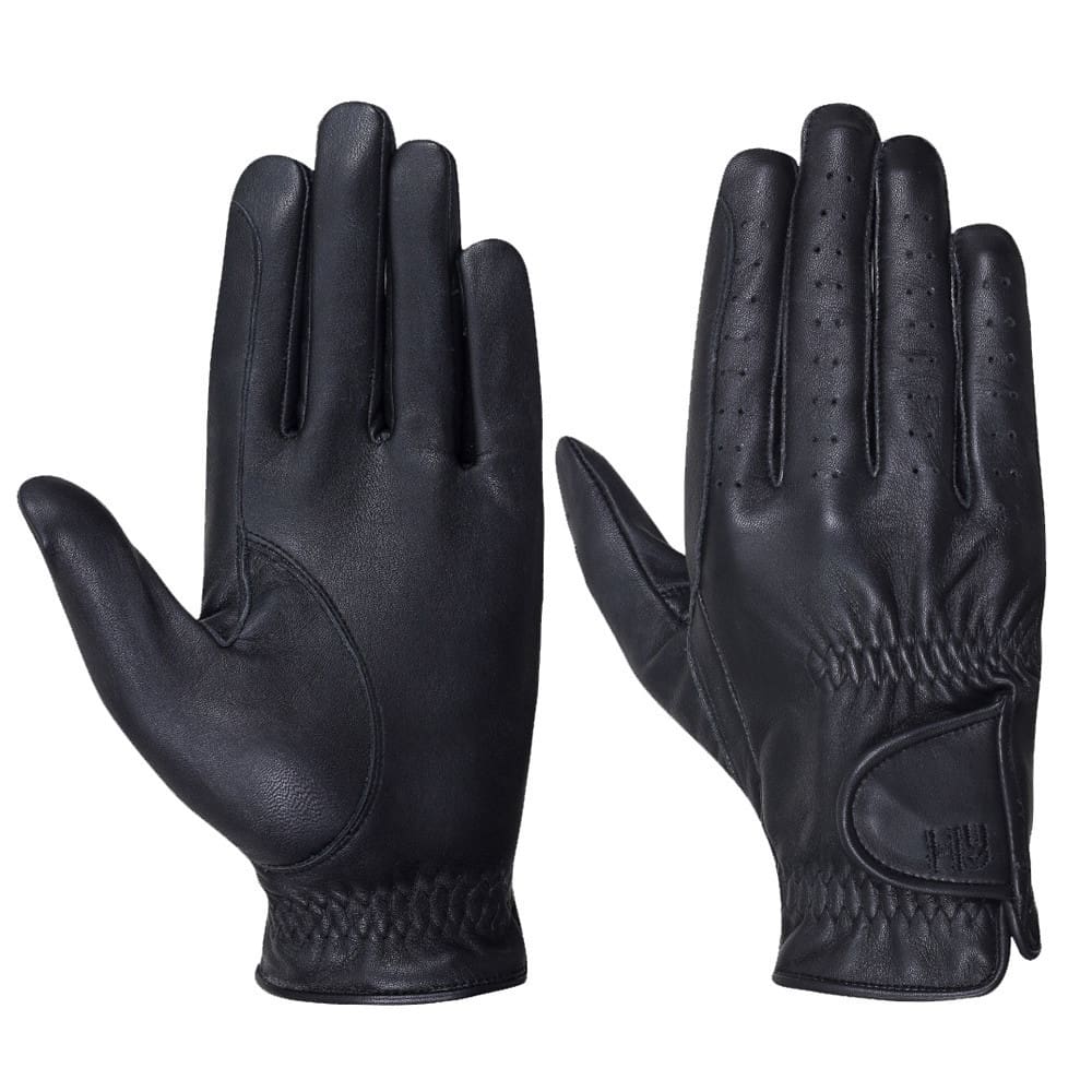 Hy Equestrian Leather Riding Gloves - Image 2