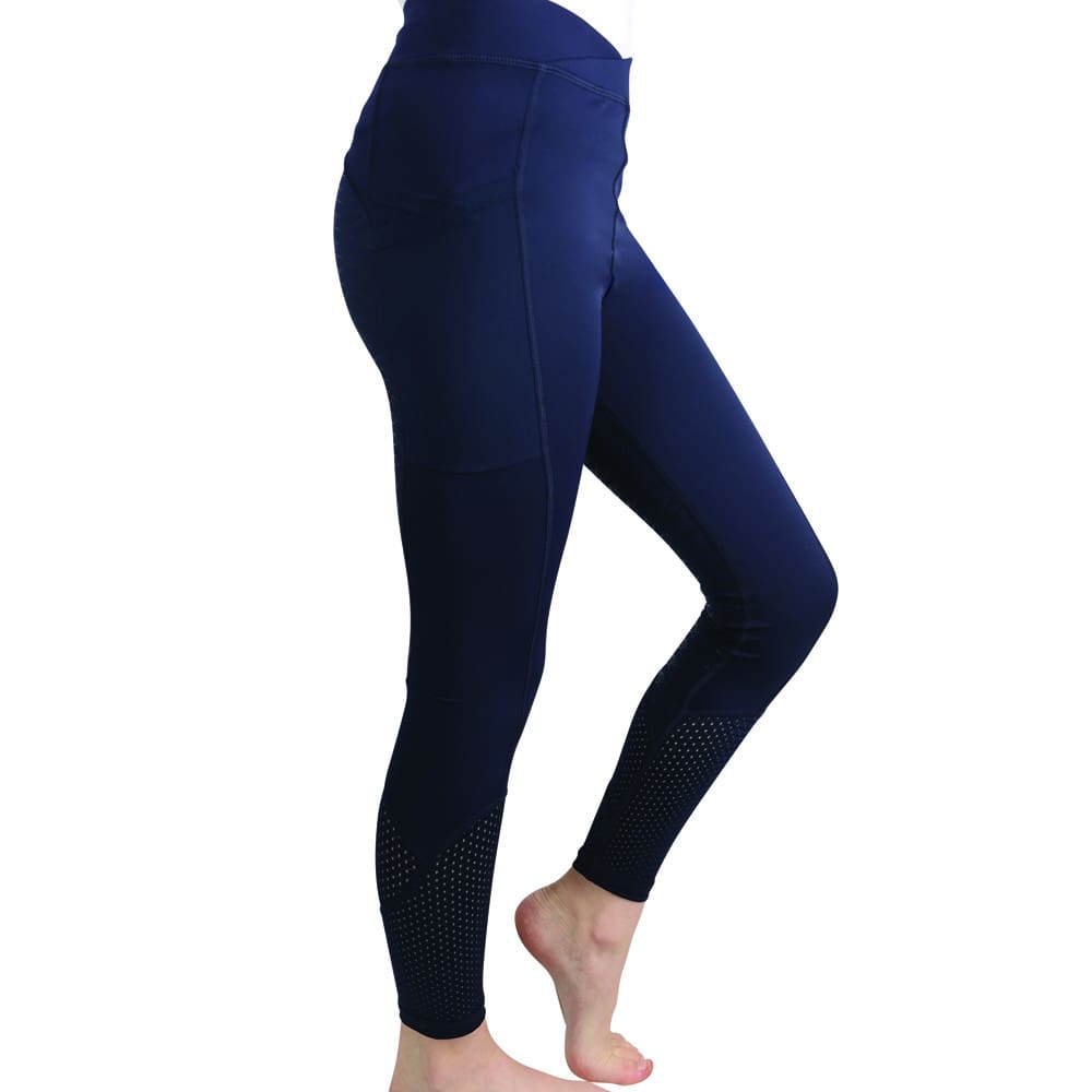 Hy Equestrian Childrens Fordwich Riding Tights - Image 13