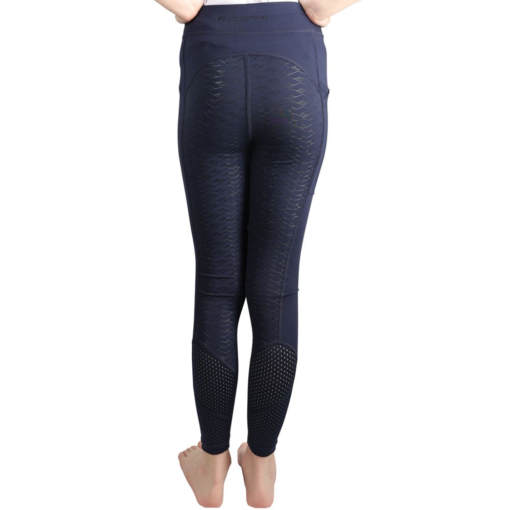 Hy Equestrian Childrens Fordwich Riding Tights - Image 14